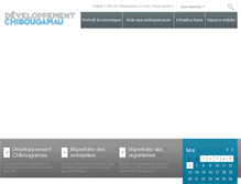 Tablet Screenshot of developpementchibougamau.org
